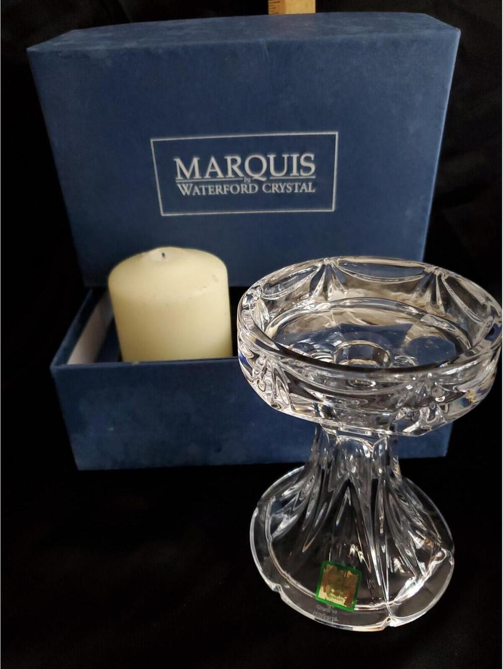 Waterford Marquis Crystal Pillar Candle